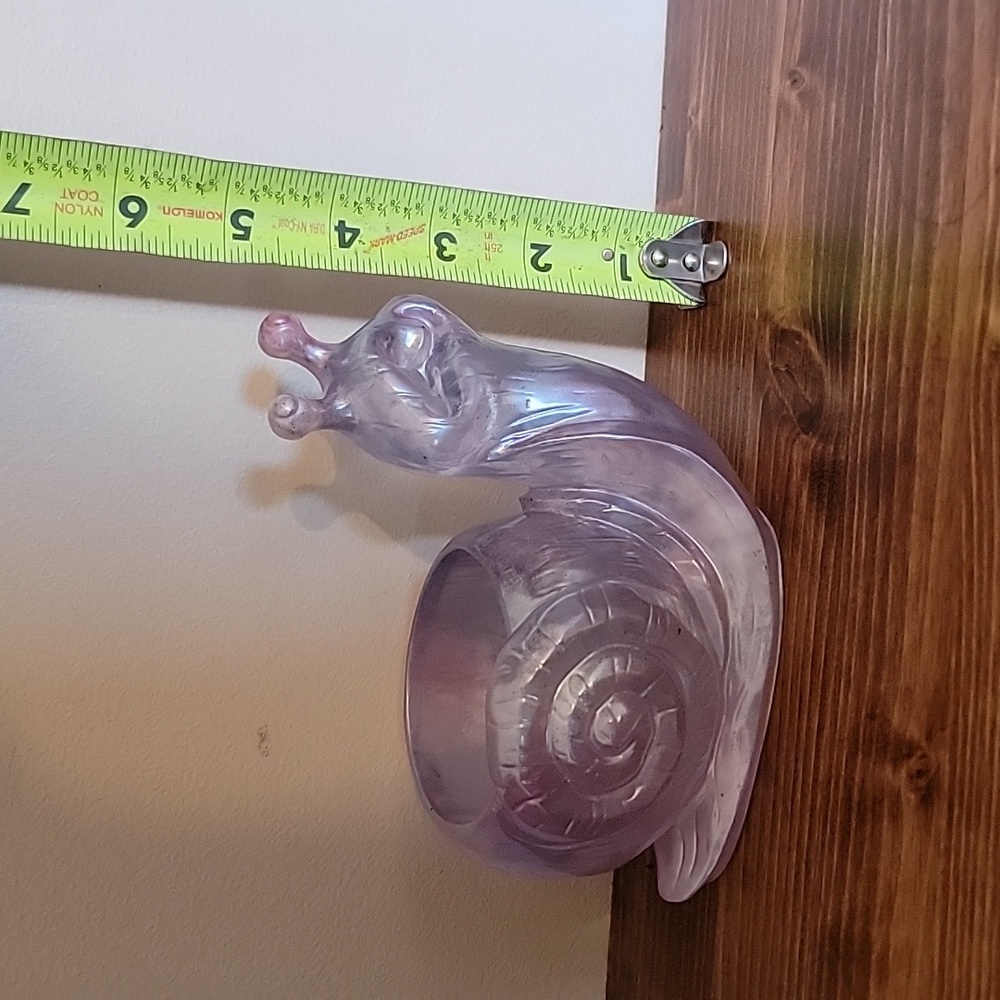 Purple Snail Shaped Candle Holder - Picture 4 of 4